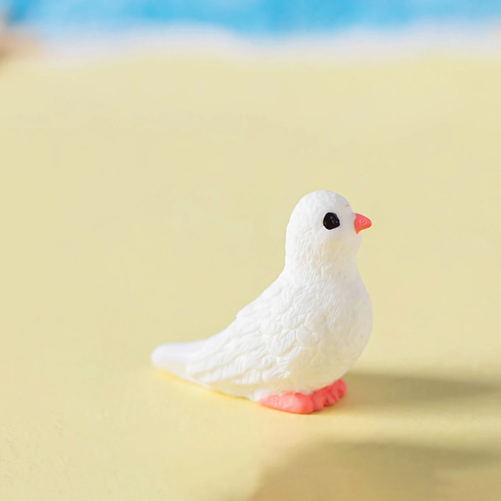 

1 set Island Villa Decorations Miniatures Resin Material Compact Size Lightweight Indoor Outdoor Garden Statue Themed Bonsai