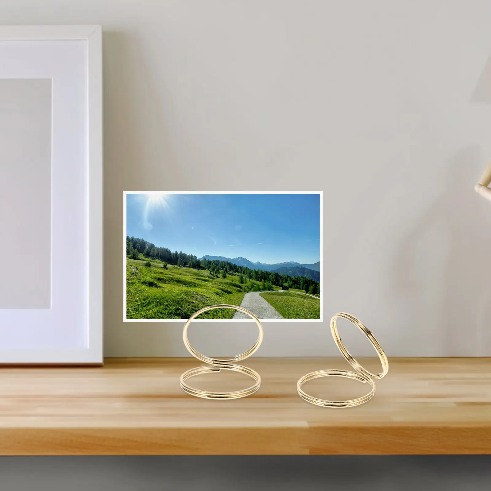 50Pcs Sturdy Iron Table Sign Holders Modern Photo Display Clip for Wedding Table Numbers Place Cards Memo Notes Picture Holder