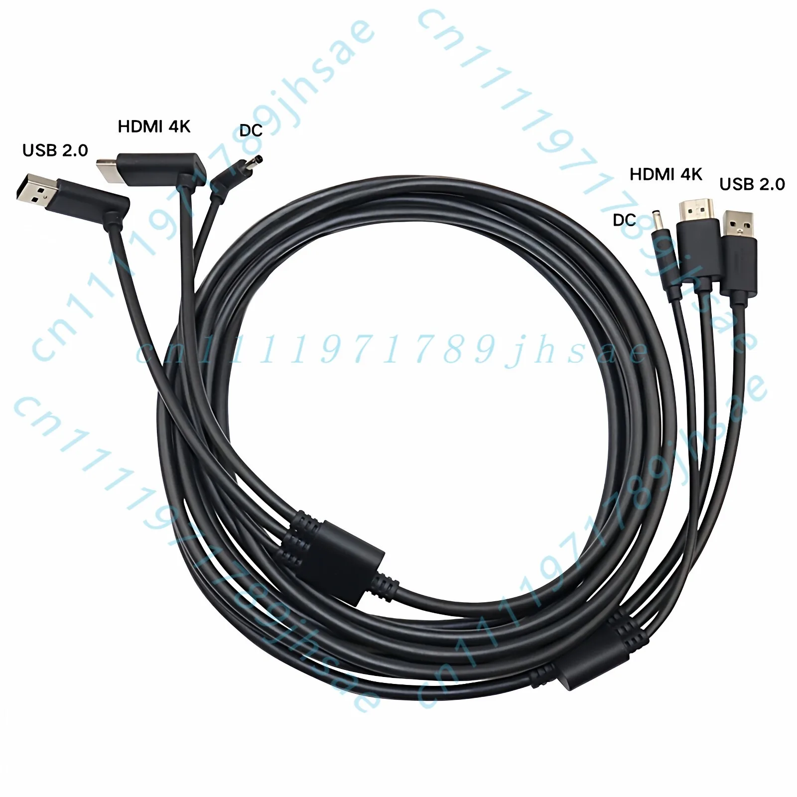 5M 3‑in‑1 Headset Cable For HTC VIVE 1st Gen CE Lightweight Version VR Headset HDMI USB DC Cord Replacement Cable