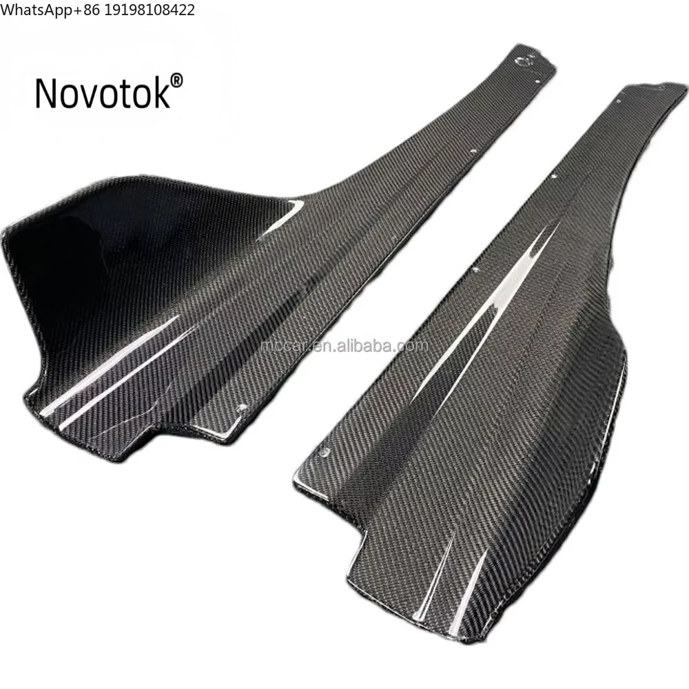 

Carbon Fibercar Bumper For Mclaren 720s Spider Carbon Fiber Car Side Skirts V Style Side Skirt Kit 720s Car Bumper