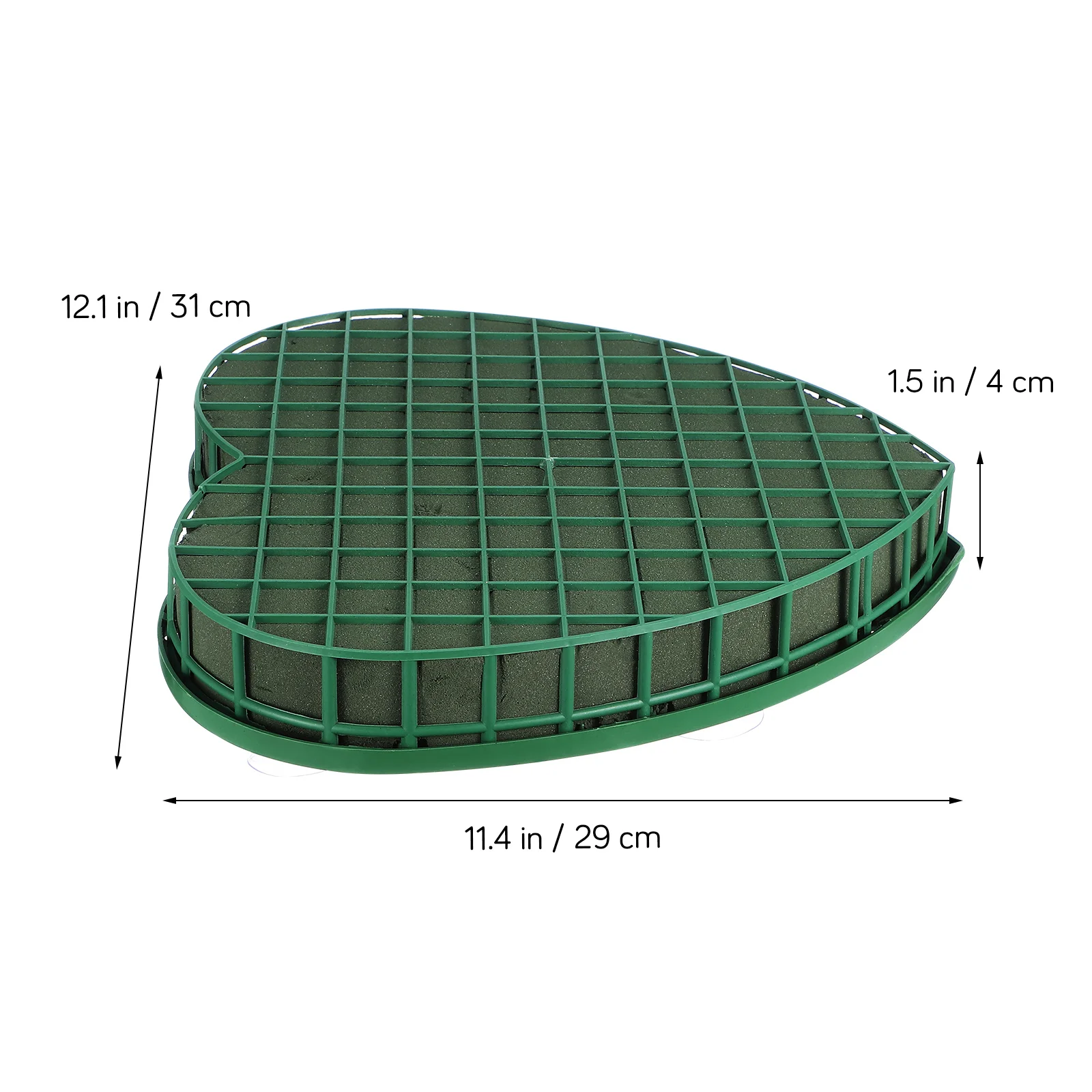 1 قطعة سيارة الزفاف الزهور الطين حجم كبير كوب شفط أخضر لتقوم بها بنفسك كتلة زهرة امتصاص الماء الطين لتزيين الحدث