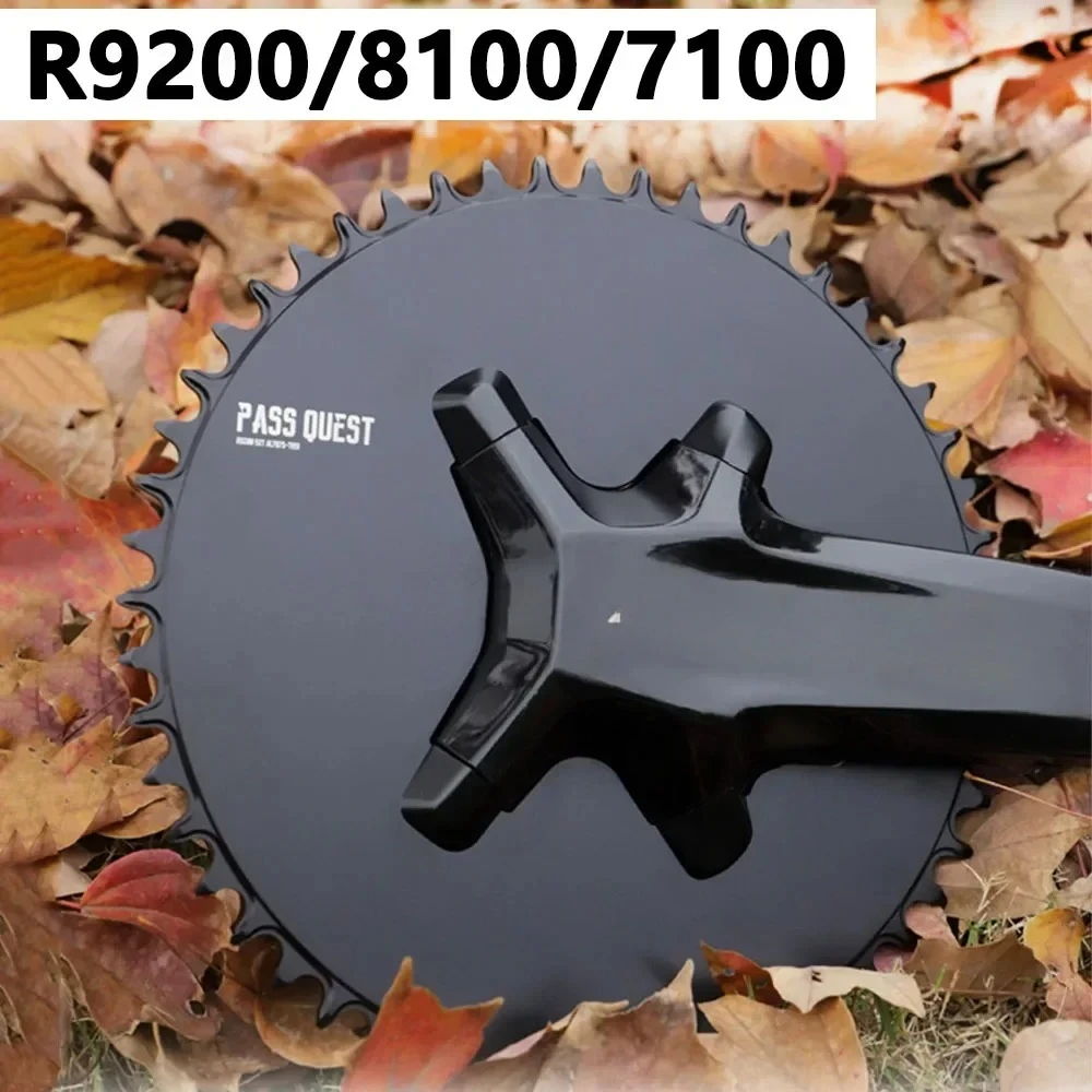 

PASS QUEST 110 bcd chainring road bike plate for Shimano 105 r9200 r8100 r7100 dura ace ULTEGRA Narrow Wide 52 54 dishes