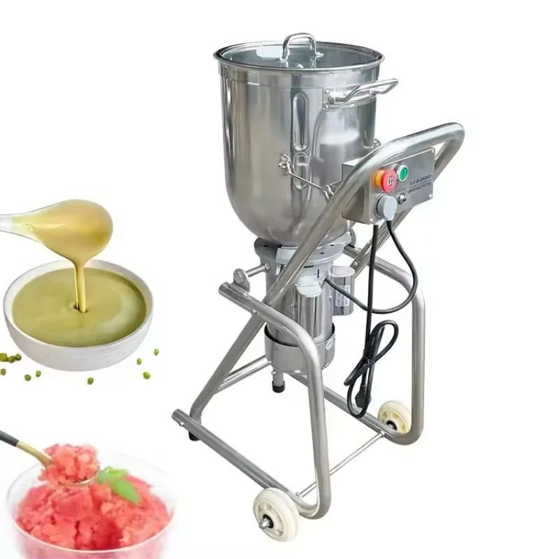 Ice Crusher, Stainless Steel Blender, Smoothie Maker, Fruit Juice Mixer, Heavy Duty Electric Grinder
