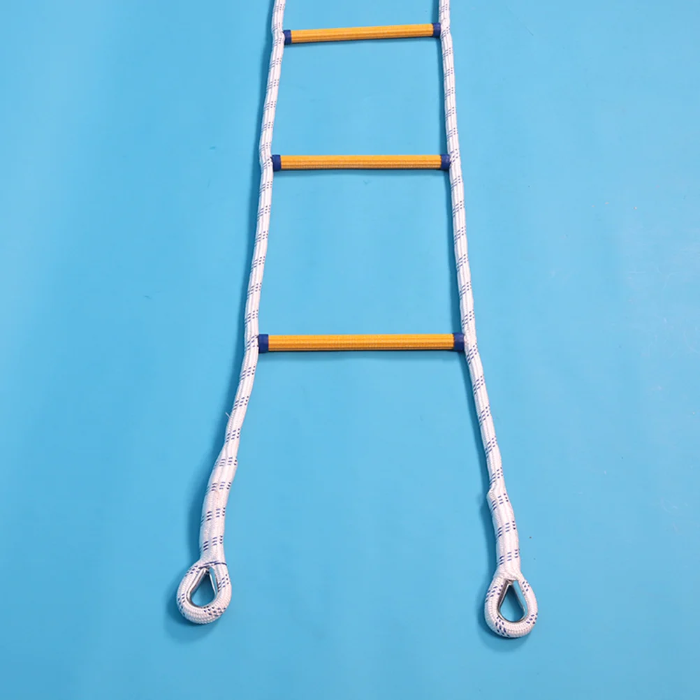 1PC 5 Meters Agility Ladder Football Training Tab Ladder Step Training Ladder for Athletes Sports Fitness (White)