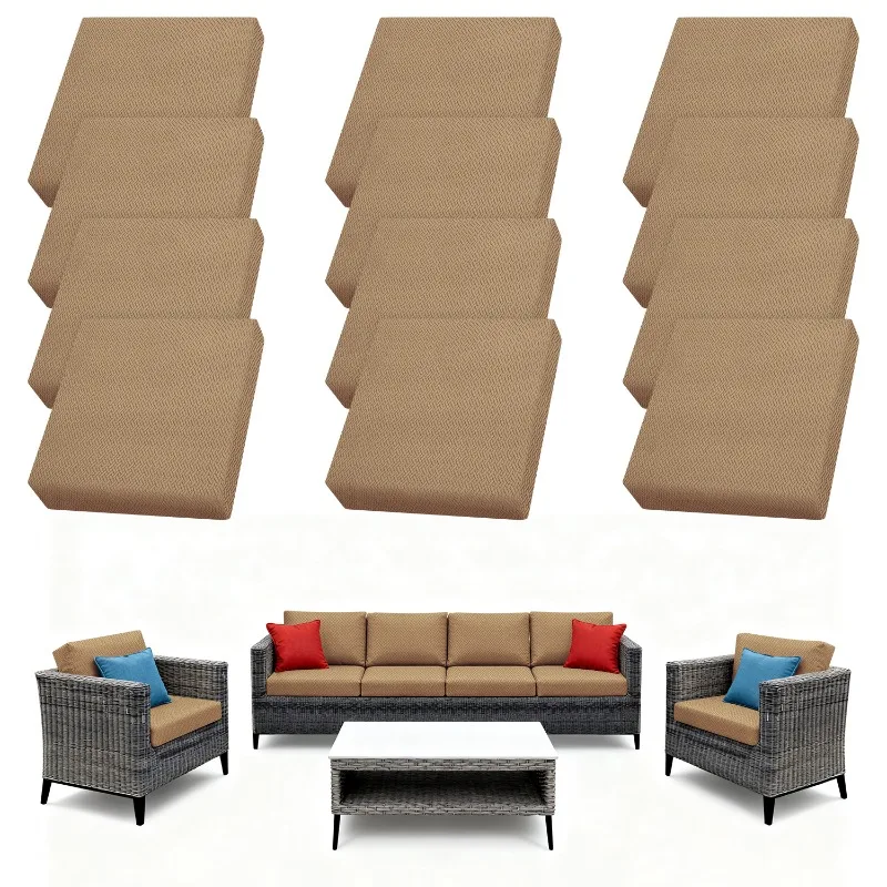 وحدات غطاء وسادة أريكة الجاكار 1 2 3 4 مقاعد L على شكل الأريكة الغلاف المقعد الخلفي وسادة تغطي 2026 غرفة المعيشة #1