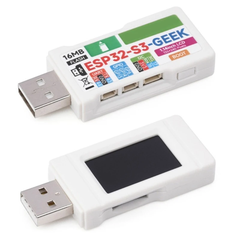 ESP32-S3GEEK 개발 보드 1.14" LCD 화면, USB 포함