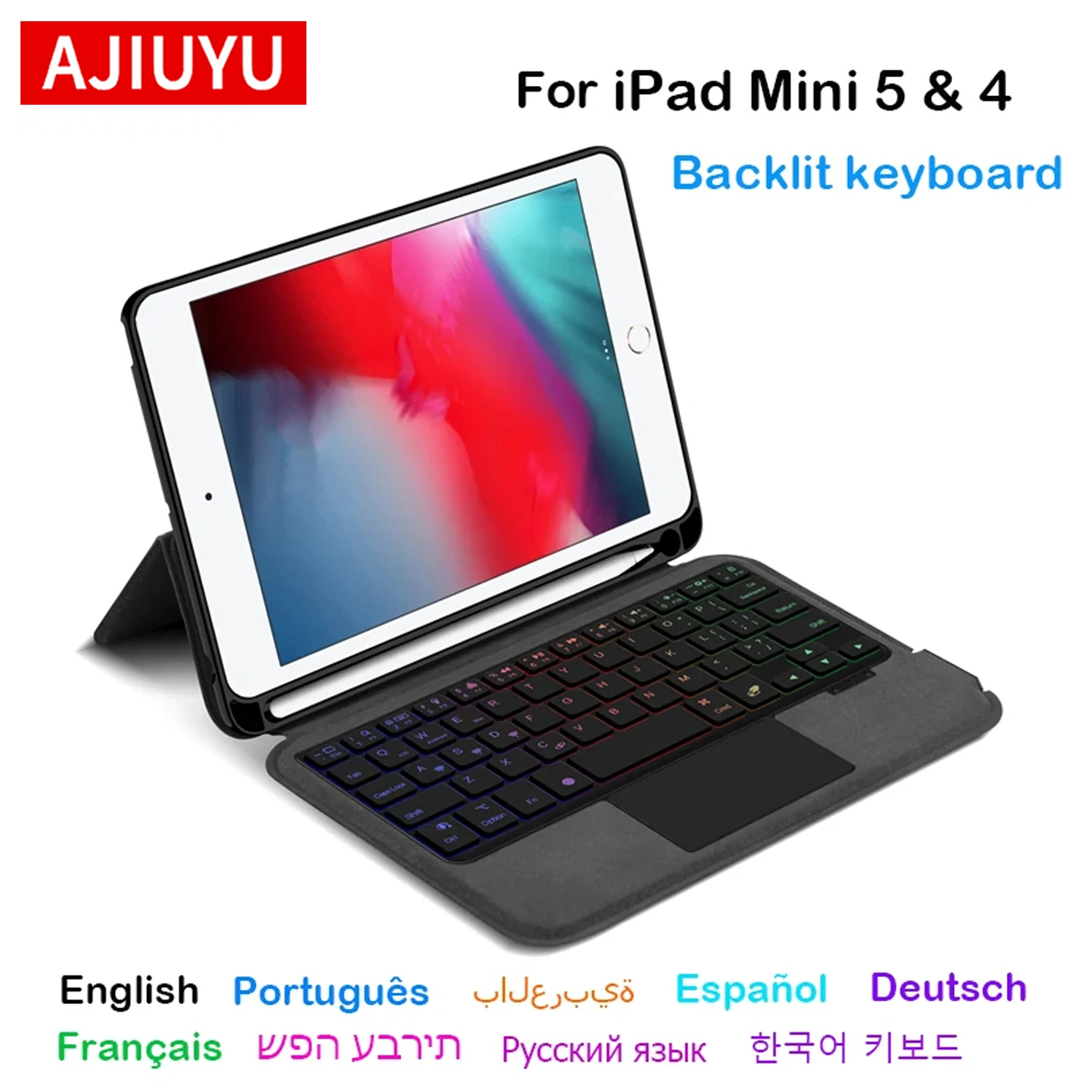 Touchpad Keyboard Case For iPad Mini 4th 5th Gen 7.9