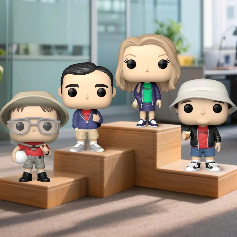 

Genuine Edition FUNKO POP The Office: Dwight, Kevin, Michael, Holly Desktop Decoration Ornament Model Toys Collectible Model