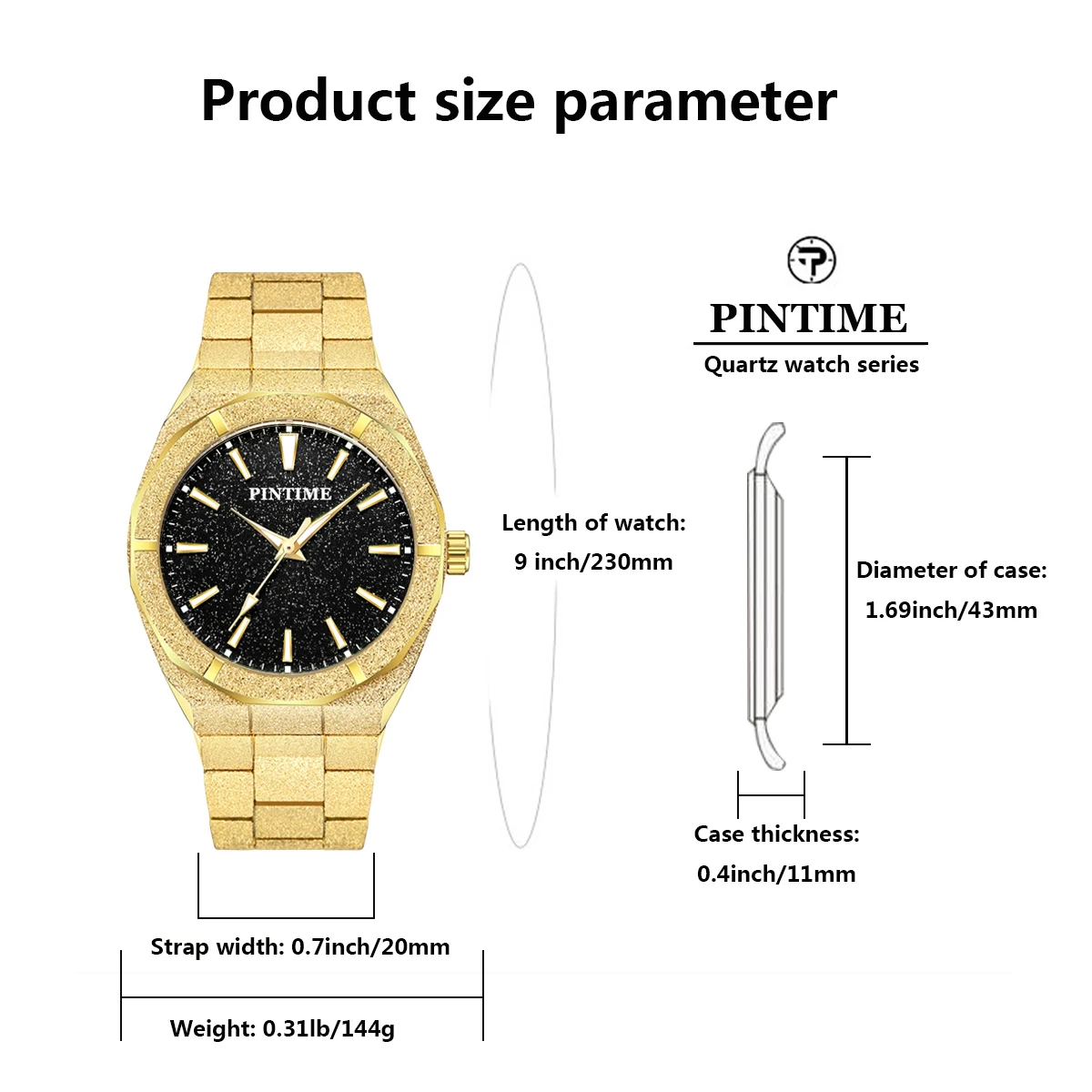 1pc Men's Quartz Watch - Diamond Abrasive Polished Starry Sky Surface Quartz Watch, Quartz Movement, A Perfect Christmas Gift, T