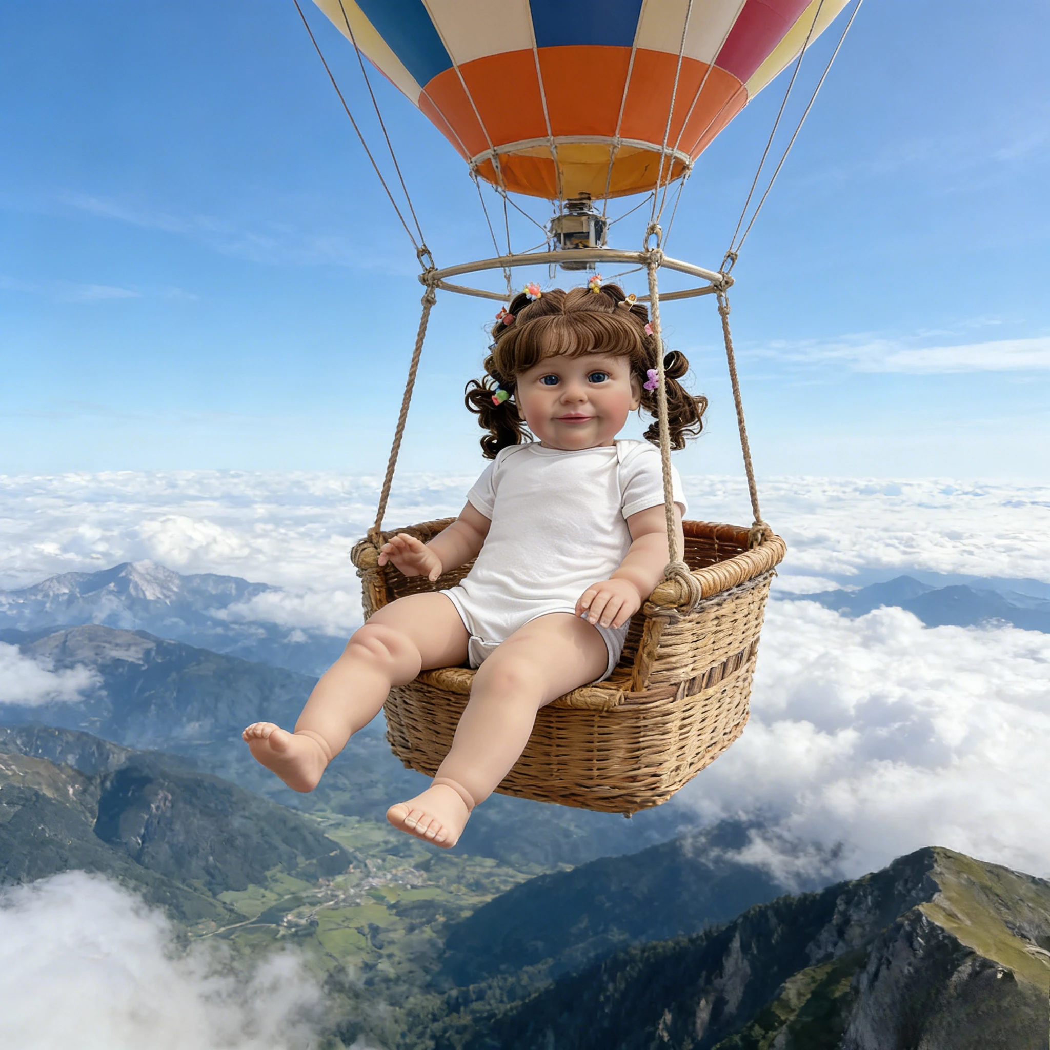 

Кукла-реборн Zoe Princess 66 см, реалистичная, с коричневыми волосами, игрушка для девочек