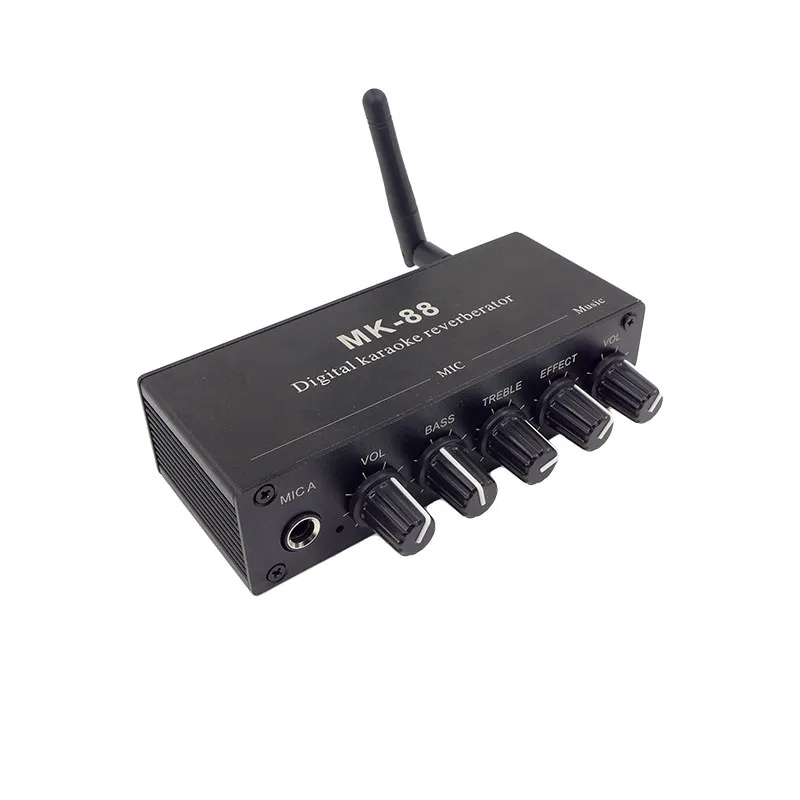 Home Outdoor KTV Singing TV Mobile Karaoke Microphone Front Reverb Effect Bluetooth Coaxial Decoder