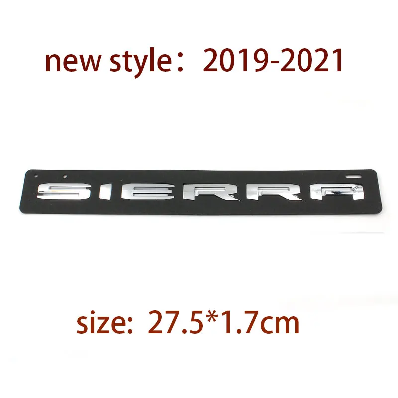 SIERRA new old letter logo car stickers for GMC sierra original rear boot label trunk modified Accessories decoration decals