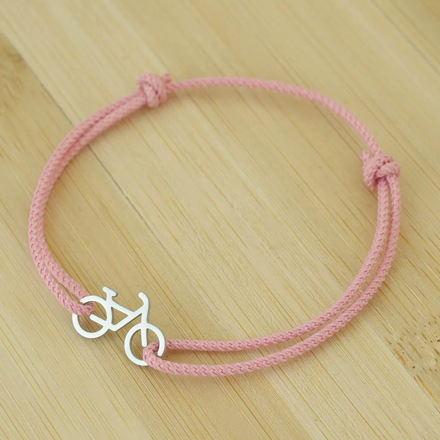 Personalisiertes Sport-Edelstahl-Fahrradarmband für Männer und Frauen, schwarz-rotes Fahrrad-Charm-Armband, Schmuck – Detail 7