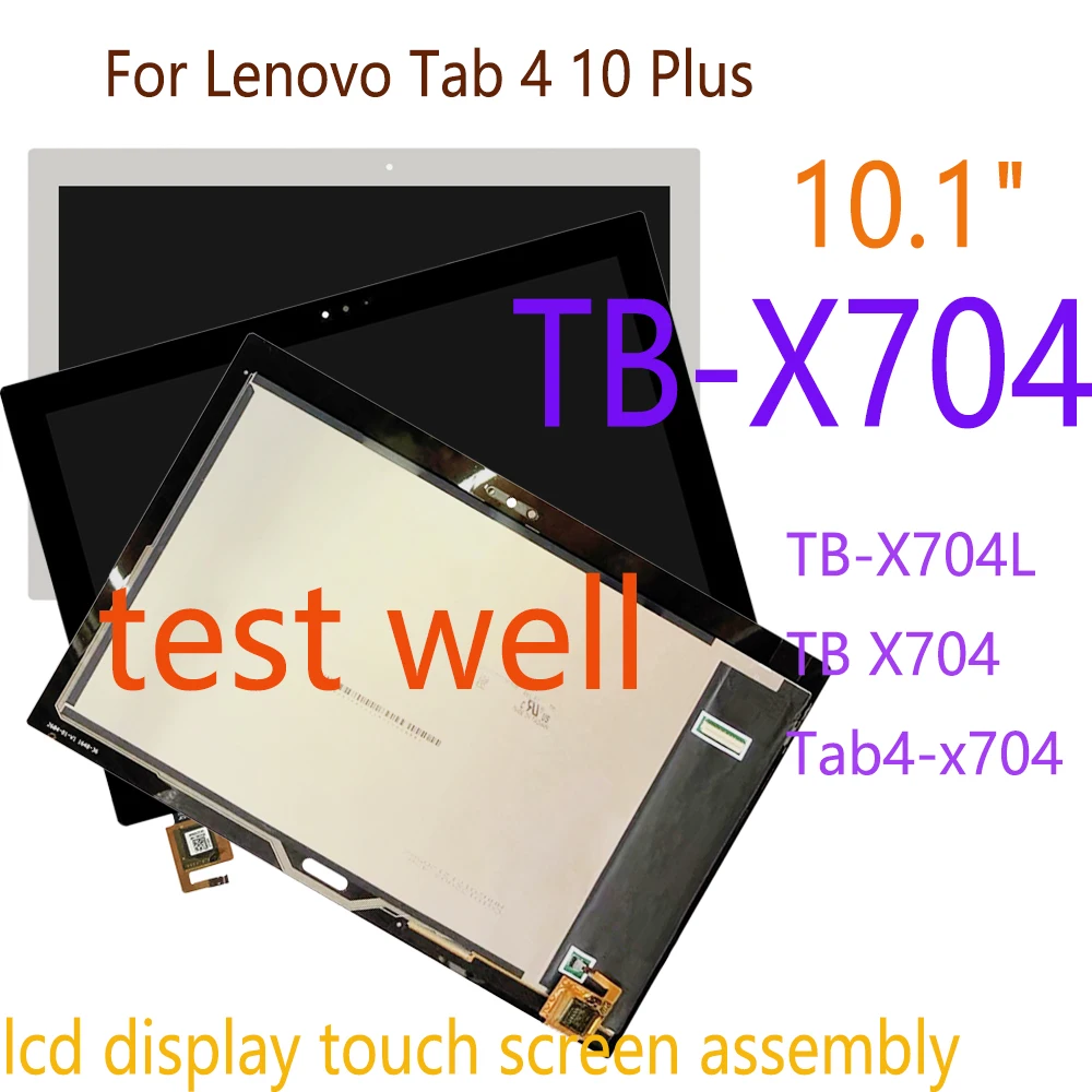 

ЖК-дисплей 10,1 дюймов AAAAA + для Lenovo Tab 4 10 Plus TB-X704 LCD TB-X704L TB X704, ЖК-дисплей с сенсорным экраном и дигитайзером в сборе