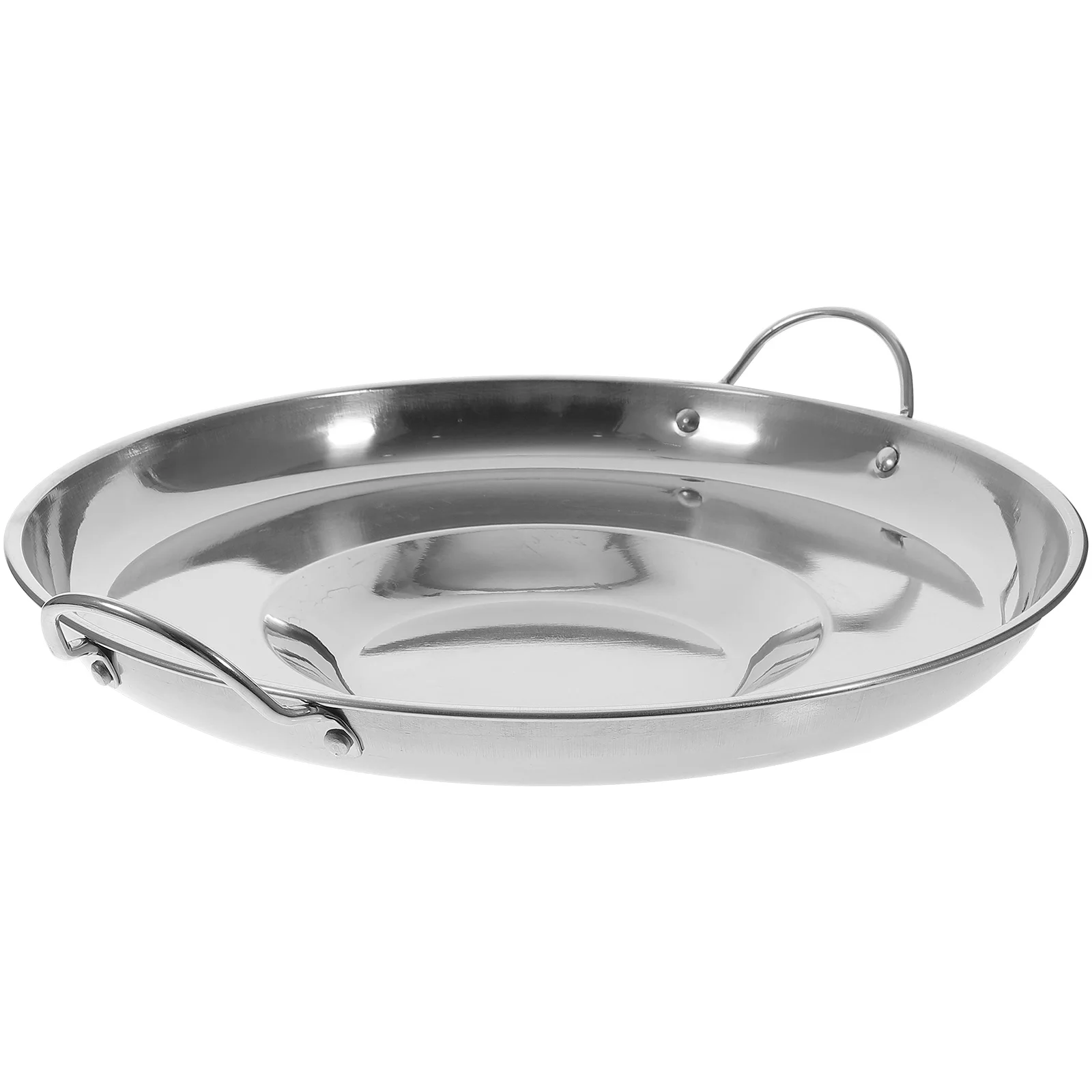 

Stainless Steel Pan Nonstick Frying Egg Crepe Tortilla Small Griddle Cookware Kitchen Flat Pan Induction Stove