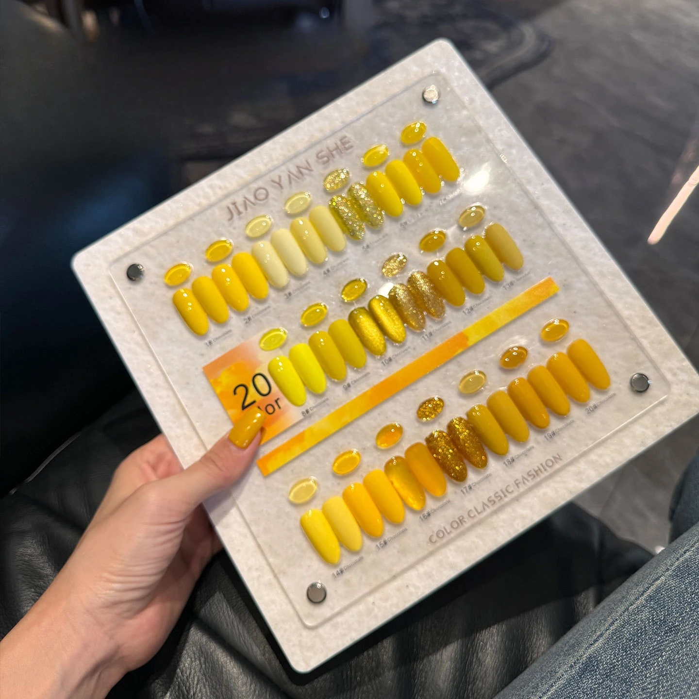 20 قطعة/المجموعة الأرجواني الأخضر الأزرق اللون سلسلة جيل للأظافر بريق شبه دائم الأشعة فوق البنفسجية LED هلام مسمار الفن نقع قبالة البولندية كيت تصميم مانيكير