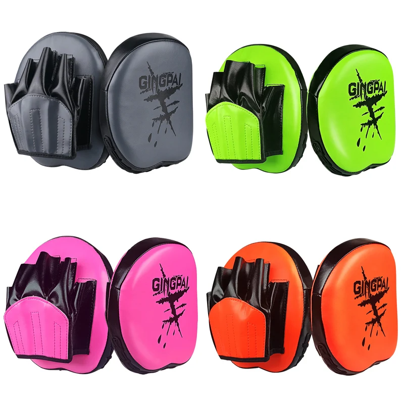 1pcs Boxing Hand Target MMA Martial Thai Kick Pad Kit Black Karate Training Mitt Focus Punch Pads Sparring Boxing Bags