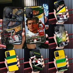 Ayrton Senna F1 Case For Xiaomi POCO X7 X6 Pro X3 X5 M6 F3 F5 F6 Pro 11T 12T 13T 14T Pro 13 14 Ultra Cover
