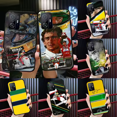 Ayrton Senna F1 Case For Xiaomi POCO X7 X6 Pro X3 X5 M6 F3 F5 F6 Pro 11T 12T 13T 14T Pro 13 14 Ultra Cover