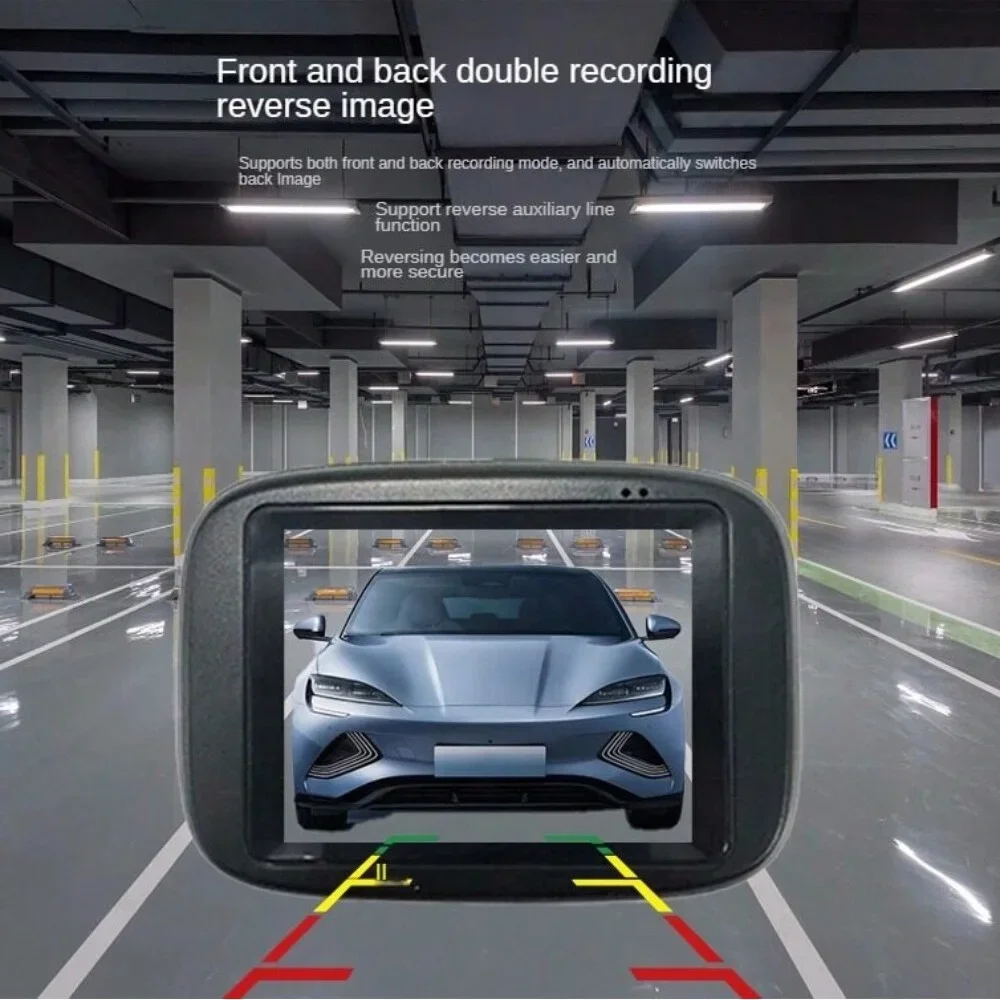 2.2インチ画面搭載ドライブレコーダー：高画質レンズ、DVR、バック駐車モニター、ループ録画