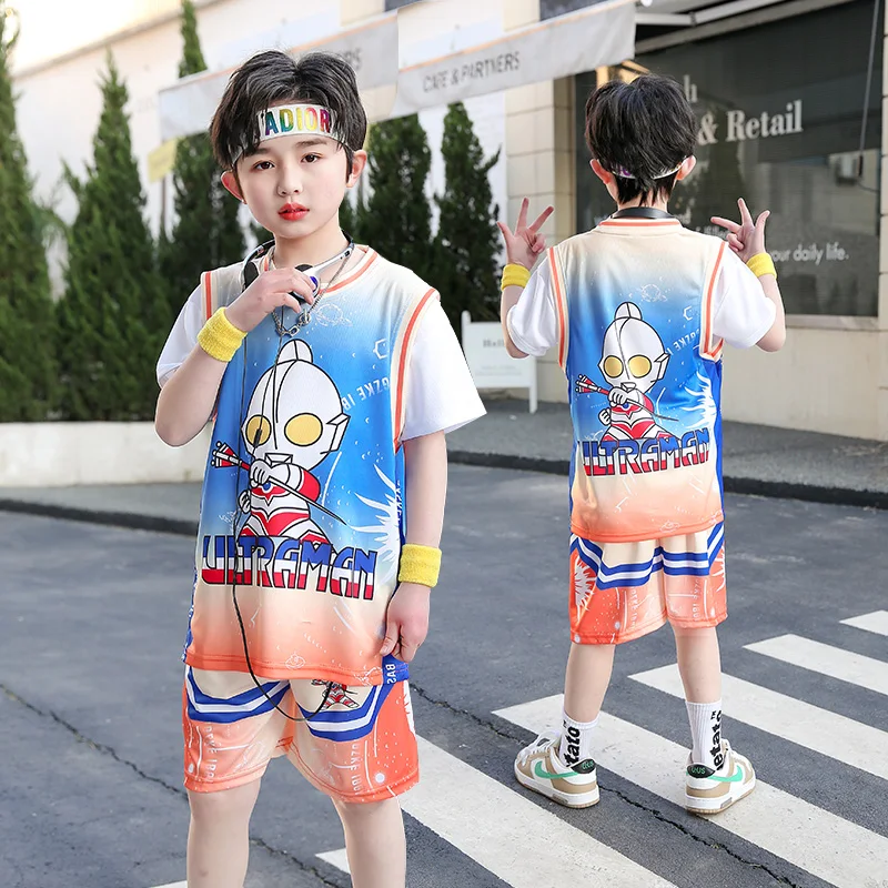 Boy and Girls Shirt Sportswear Kids Basketball Jersey Quick-drying Children Fashion ComfortableClothing Team Training Uniforms