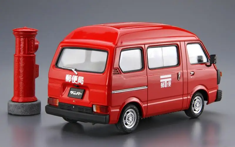 Aoshima 05998 static assembled car model toy 1/24 scale For Subaru K88 SAMBAR post office car car model kit