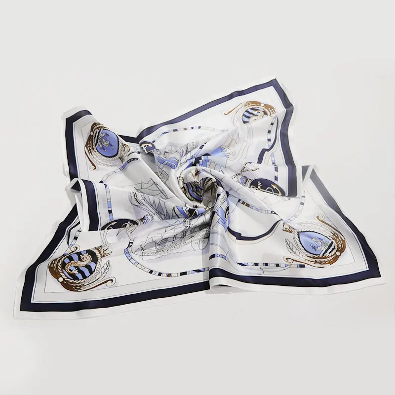 New sailing light colored silk scarf with versatile temperament for women, mulberry silk spring and summer thin scarf and scarf