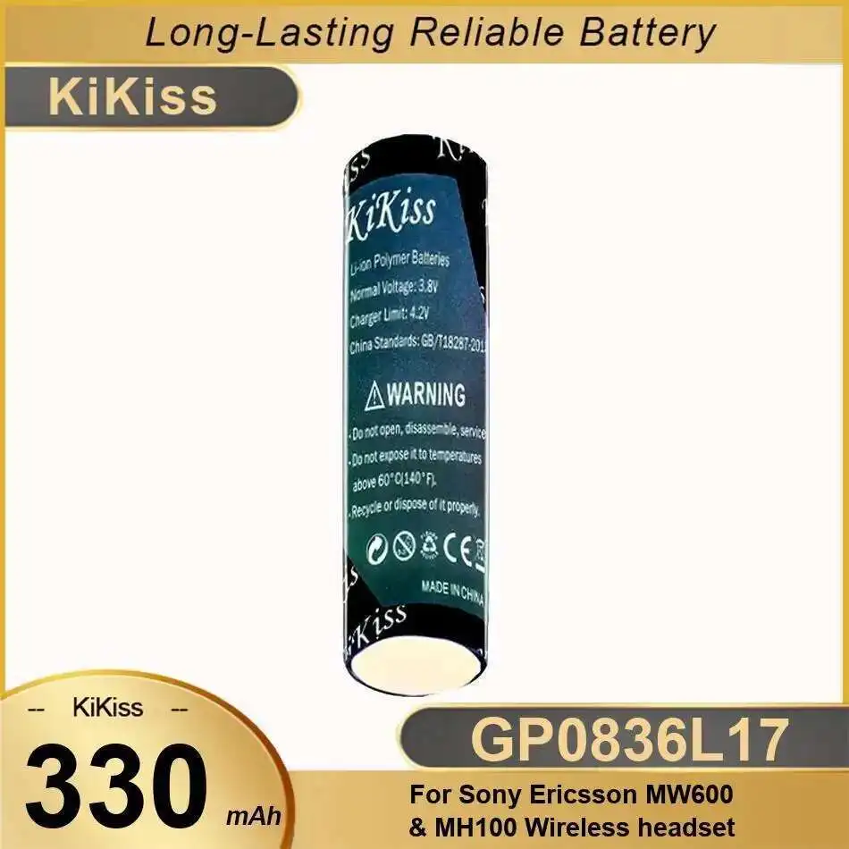 

Прочный аккумулятор GP0836L17 для беспроводной гарнитуры Sony Ericsson MW600 и MH100, 330 мАч, безопасный аккумулятор для наушников