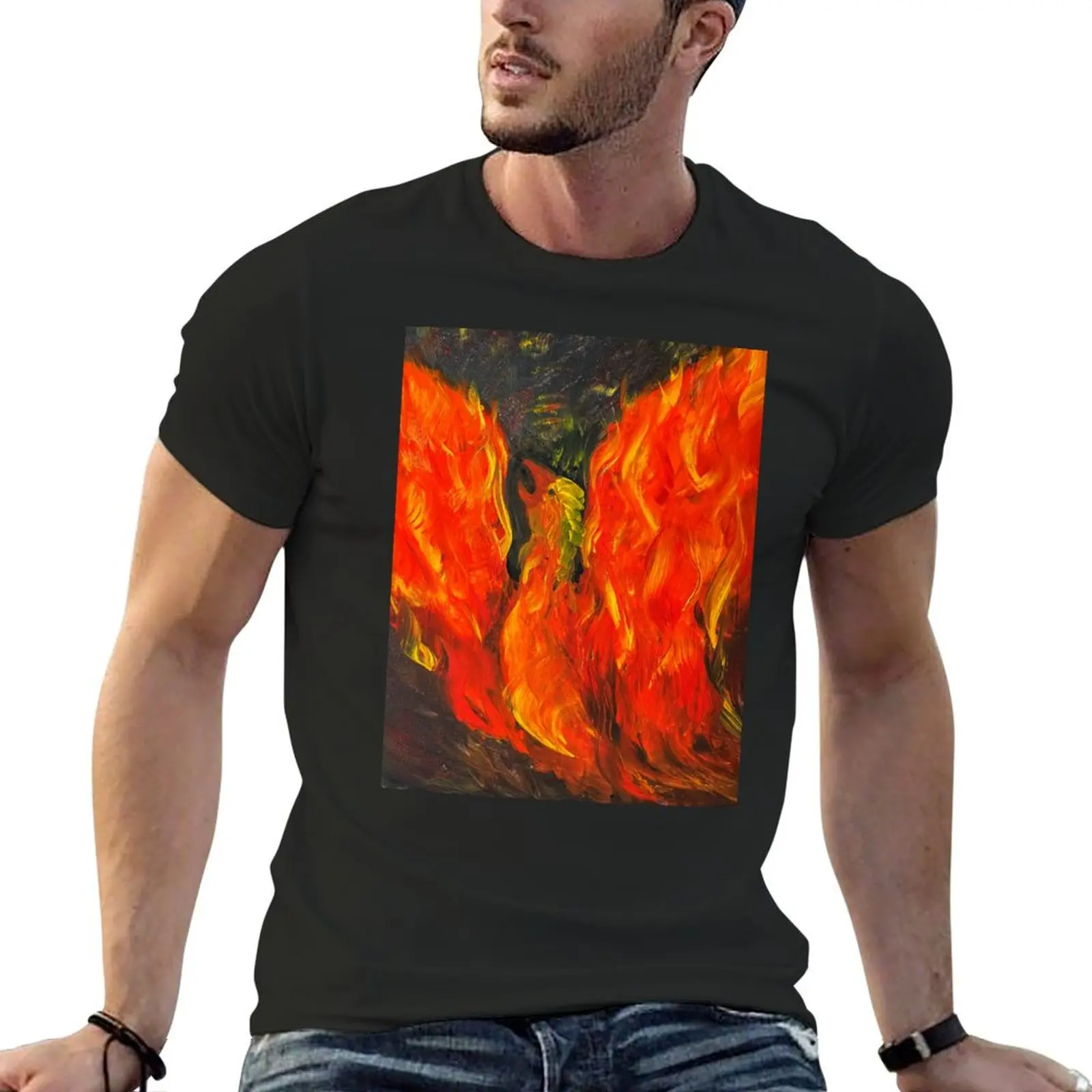 

..and From The Ashes She Is Reborn Phoenix. Alexandra Collection T-Shirt man t shirt mens plain t shirts