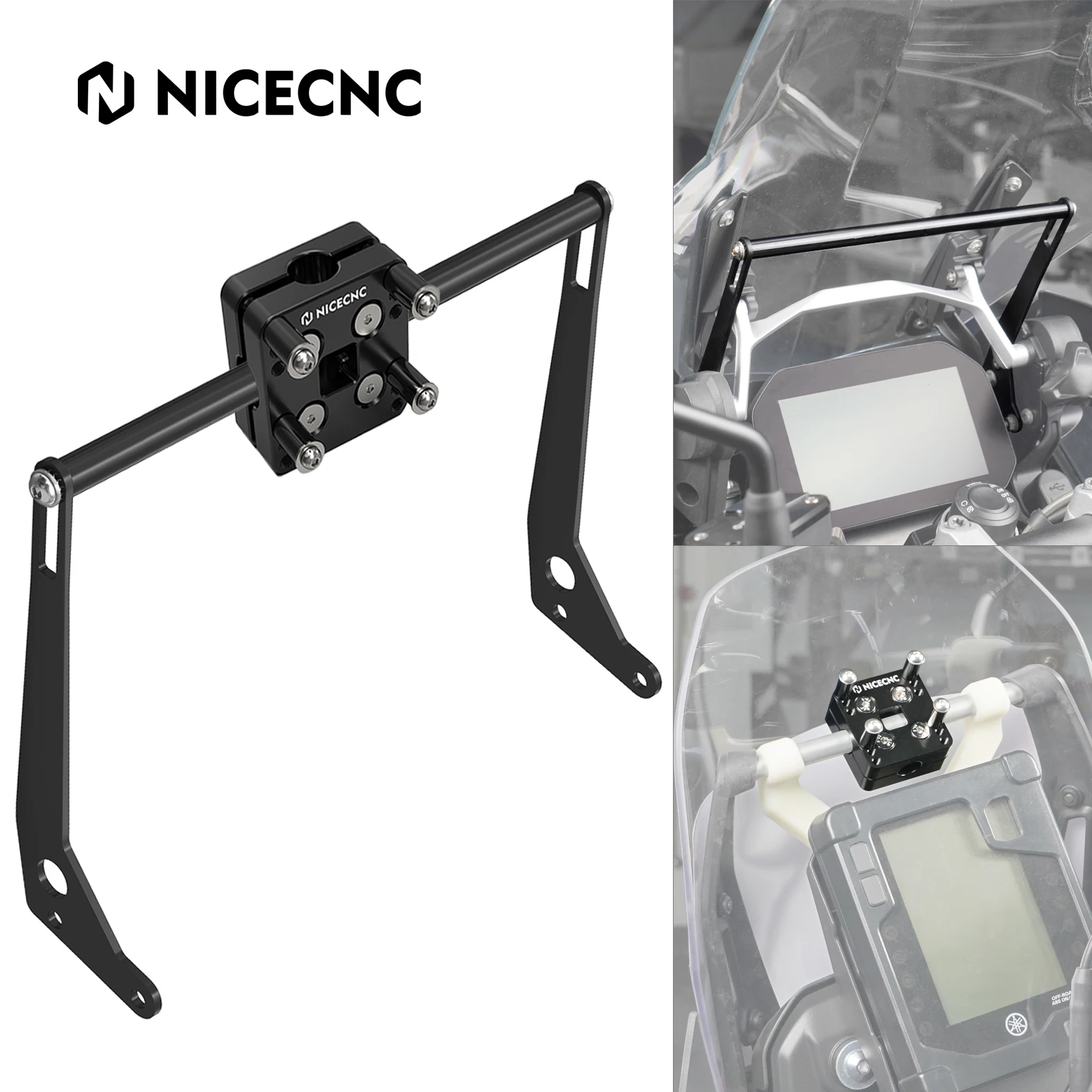 

Motorcycle GPS Navigator Mount Bracket Phone AMPS Holder for BMW R1250GS/Adventure 18-23 R1200GS/Adventure 13-18 R1200 R1250 GSA