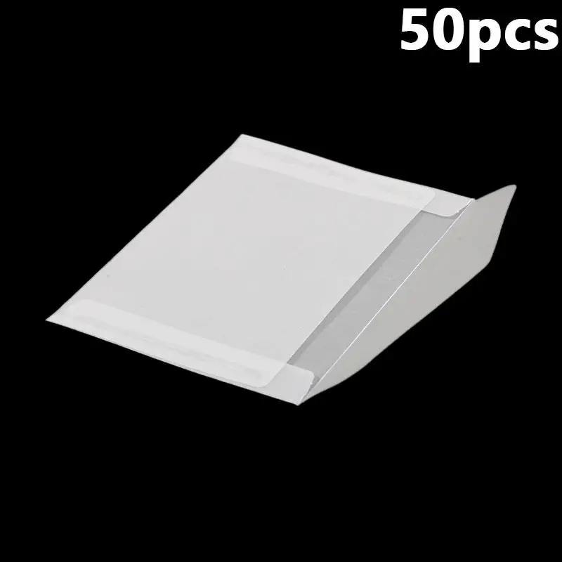 50 Stück durchscheinende flache Mini-Papiertüten, durchscheinende Umschläge, Taschen zur Aufbewahrung von Fotos, Briefmarken, Ringen, Ohrringen, Schmuck, Münzen – Detail 19