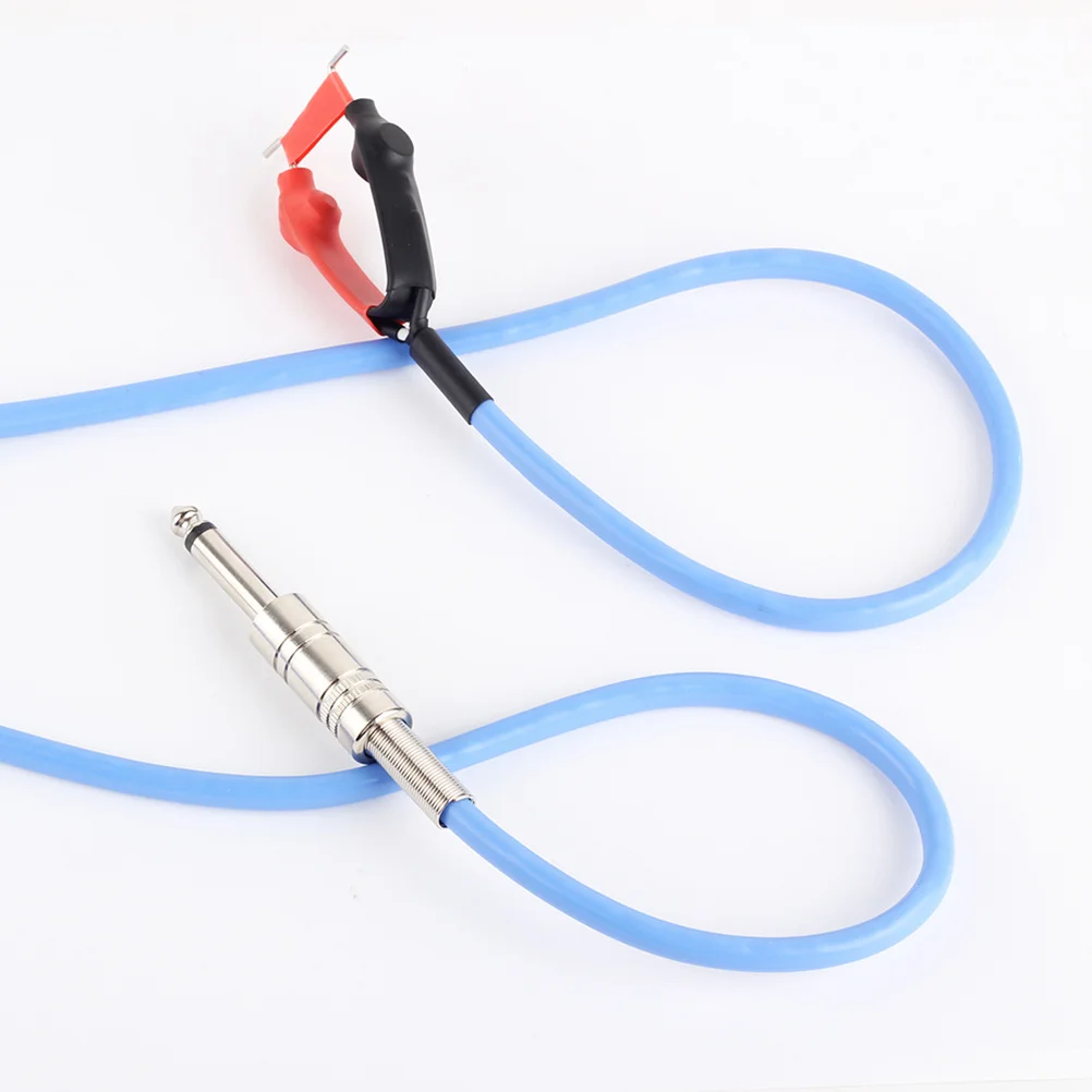 

Clip Cord Silicone Power Supply Wire Heavy Duty Standard Mono Plug Connection Suitable for Most Tattoo Machines Blue
