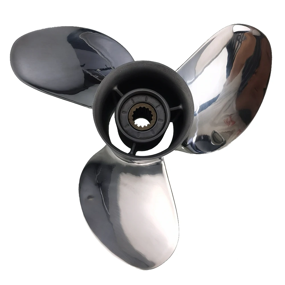 Excellent Quality 50~130 Horsepower Three Blade Polishing Stainless Steel Boat Marine Propeller For Yama Outboard Engine