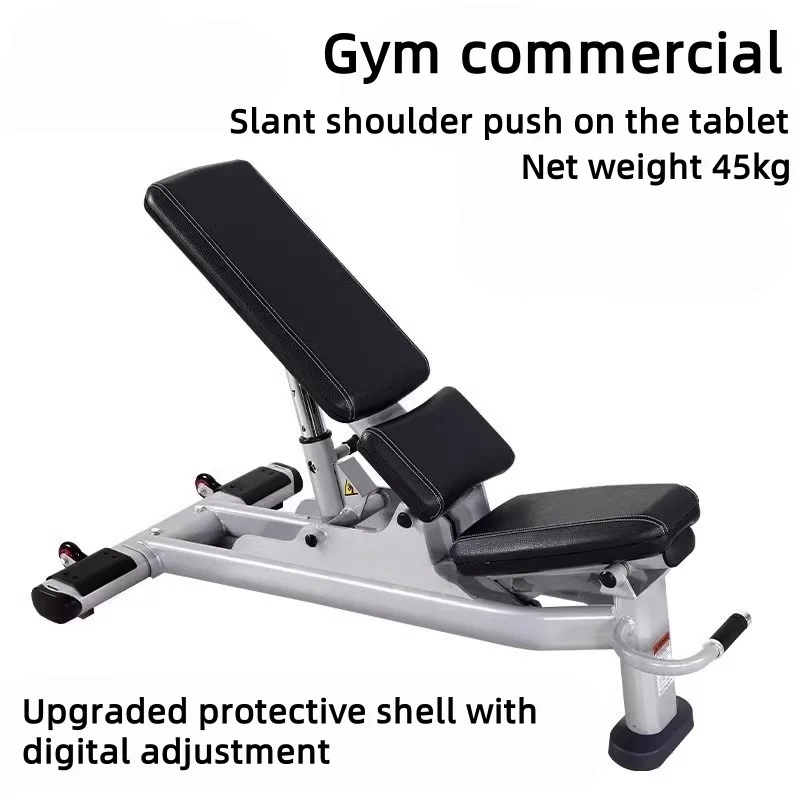 Taburete con mancuernas, taburete de prensa, silla de fitness ajustable multifuncional, entrenamiento doméstico y comercial, culturismo invertido