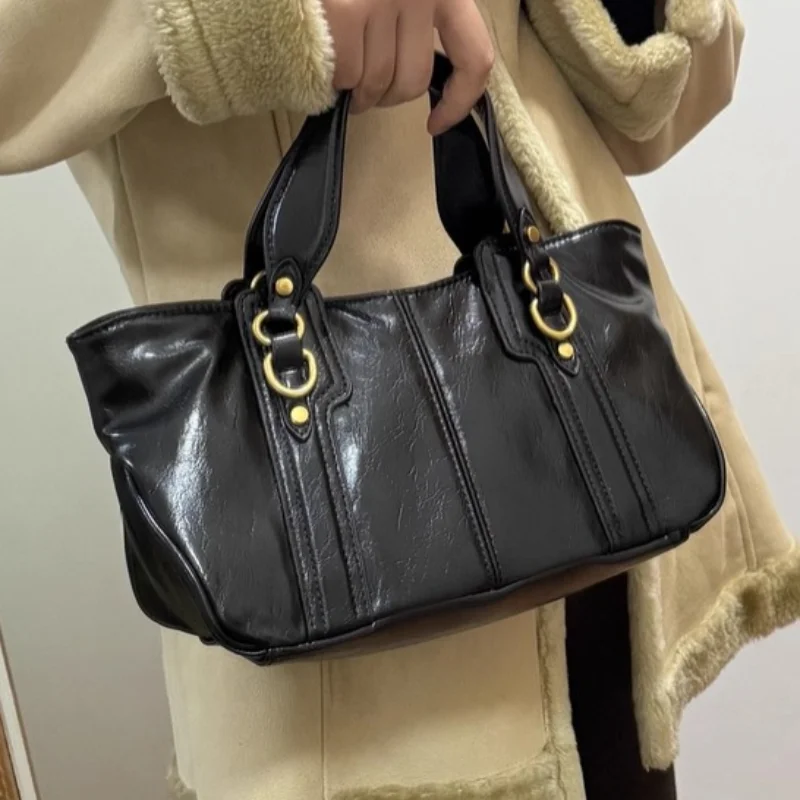 

Luxury Fashion Women's Handbag Large-capacity Tote Bag Brand Design Women's High-end Pu Leather Bag Shoulder Bag Crossbody Bag