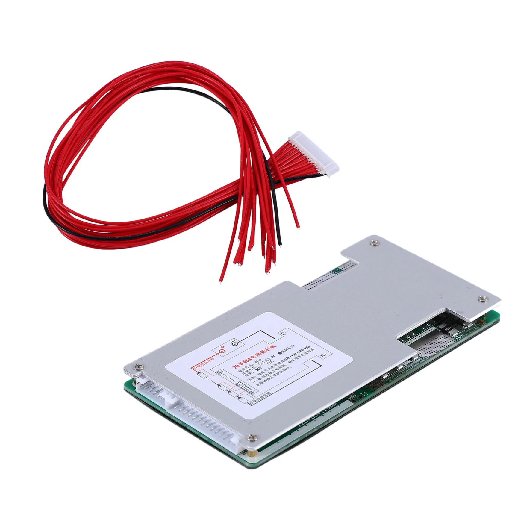 HOES-2X 20S 60V 45A Lifepo4 แบตเตอรี่ BMS PCB Balance สําหรับรถจักรยานยนต์ E-Bike สกู๊ตเตอร์