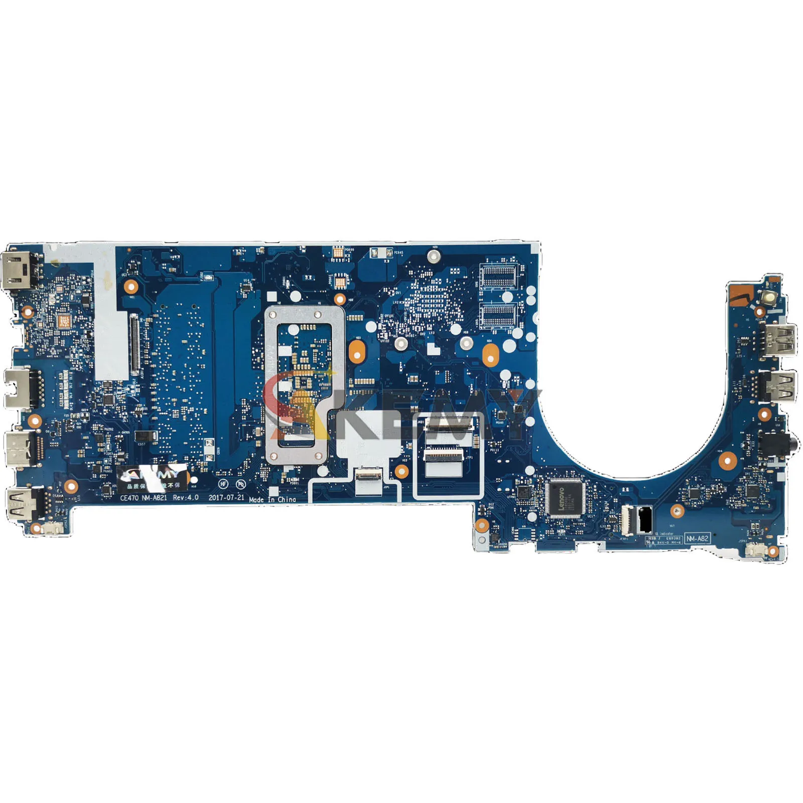 Scheda madre del computer portatile NM-A821 per Lenovo E470 con i3 i5 i7 6a 7a generazione UMA 100% completamente testata