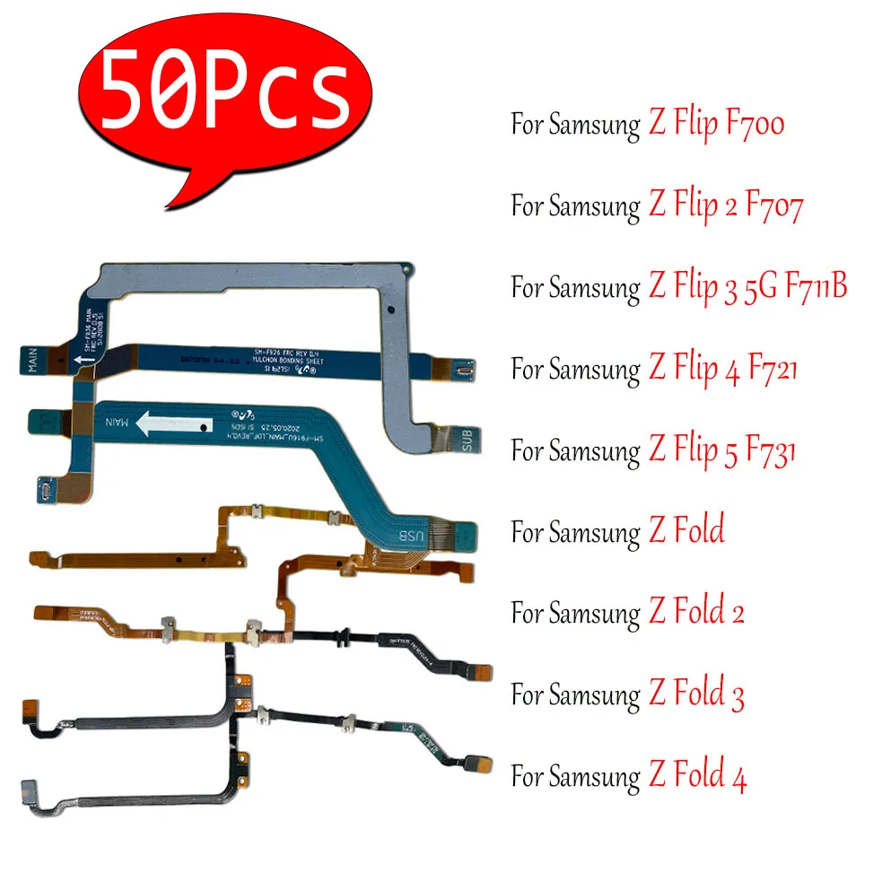 

50Pc，NEW Wifi Antenna Connector Signal Flex Cable For Samsung Z Flip 2 3 4 5 F707 F711B F721 F731 F700 / Z Fold 2 3 4 5