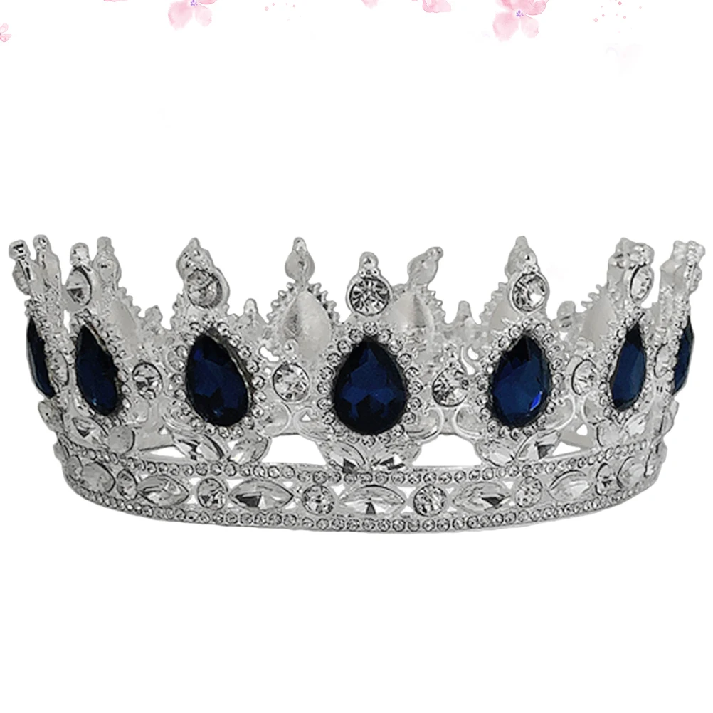 

Elegant Bride Crown Wedding Headdress Fashion Headwear Bridal Hair Accessories Gorgeous Design Exquisite Craft Bright Color