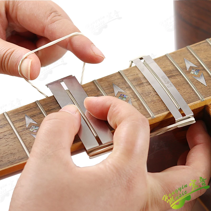 HUATOOL Guitar Fret Leveling Polishing Gasket Fingerboard Fret Removing Protective Cushion Maintenance Tool