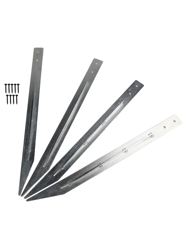 Easy Install Anchor Metal Ground Anchor Packing Size Complete Installation Package for weather-resistant Construction