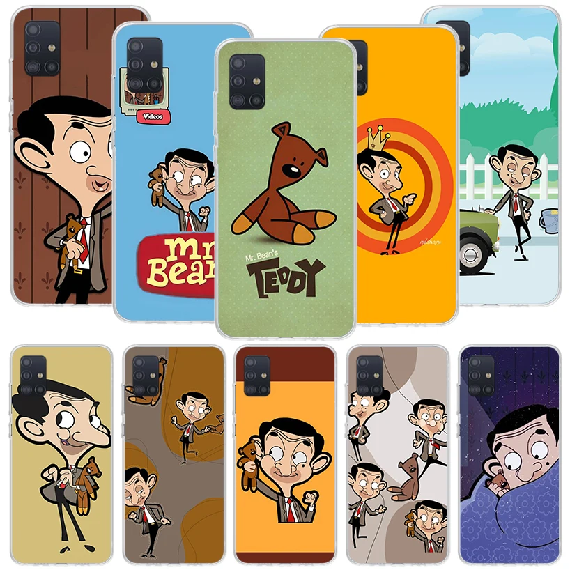 Mr B-Bean Cartoon Phone Case For Samsung Galaxy A50S A30S A51 A41 A31 A21S A11 A01 A71 A70 A40 A20E A10S A6 A7 A8 A9 Fundas