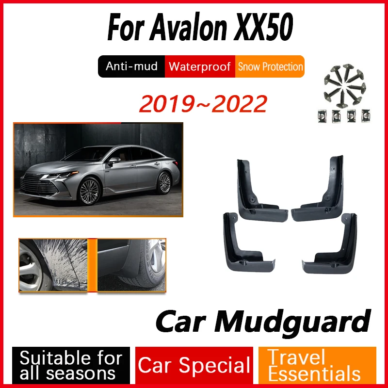 

Car Mudguards For Toyota Avalon XX50 2019 2020 2021 2022 Mudflap Fender Mud Flaps Splash Guards Front Rear Wheel Car Accessories