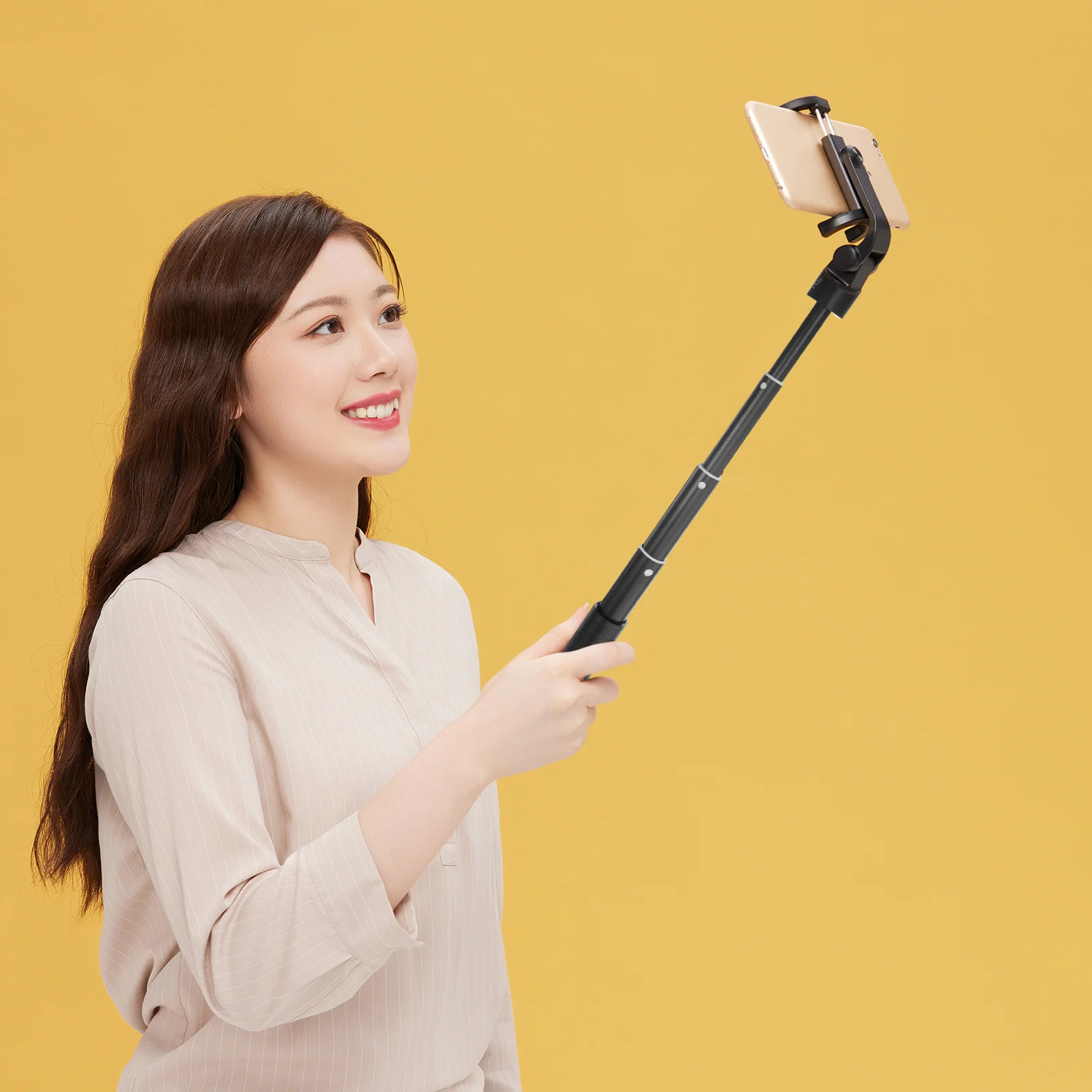 

Adjustable Extension Rod 19.5Cm To 73Cm Portable Selfie Stick 1/4 Screw Interface Telescopic Stability Pole For Photography