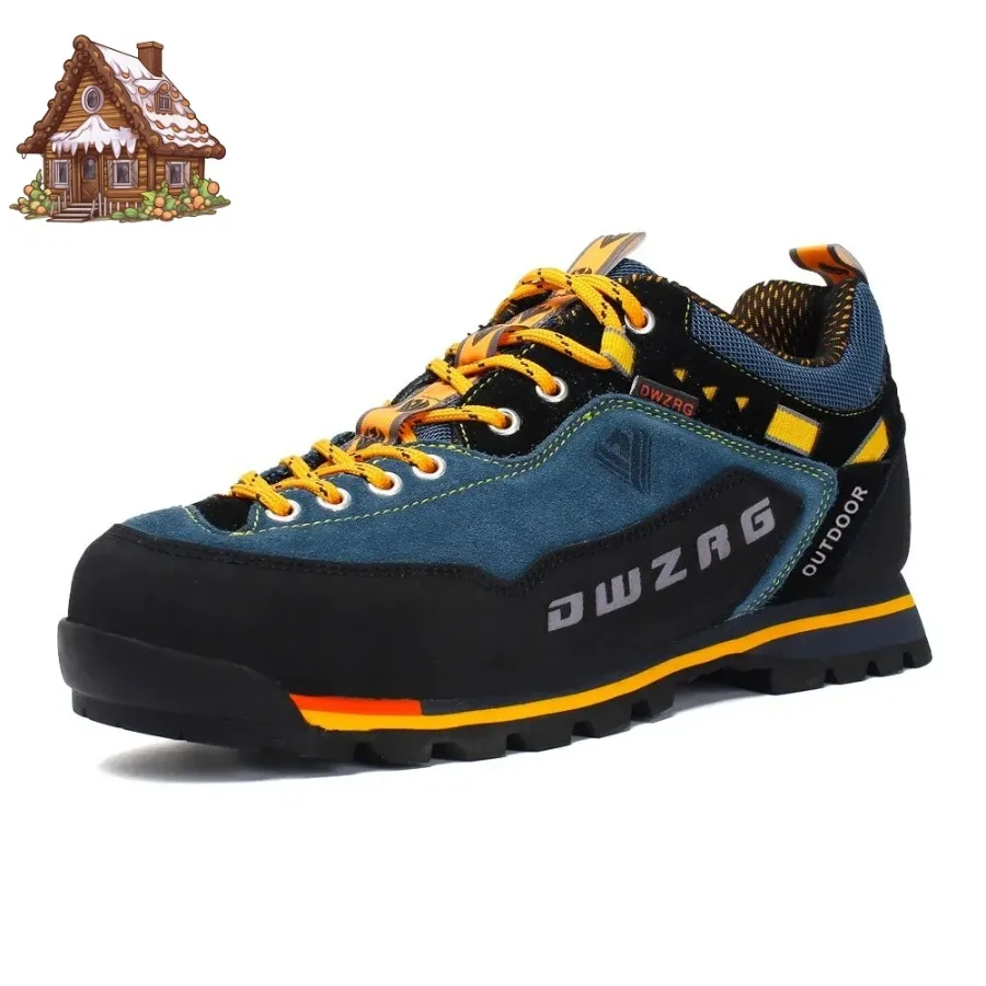 

Fashion Waterproof Hiking Shoes Men's Climbing Shoes Anti-collision Fashion Outdoor Casual Lace-up Sneakers zapatillas hombre