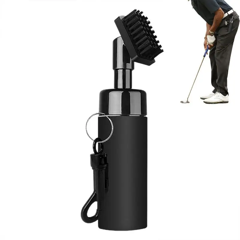 

Golf Club Brush Golf Groove Cleaner Club Brush With Press Spray Bottle Multifunctional Golf Club Scrub Brush Lightweight