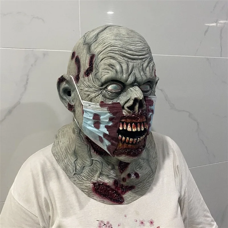 

NEW Scary Zombie Mask for Adults Realistic Full Face Latex Mask Carnival Party Costume Props Decorations Halloween Mask