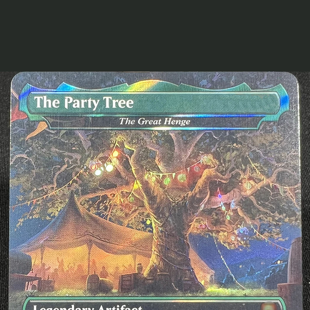 معطف ميثريل 790 زيادة سنف خارج حلقة واحدة حفلة شجرة وادي احباط TCG مخصص الإنجليزية بطاقة جودة مجلس لعبة ببطاقات ورقية التداول