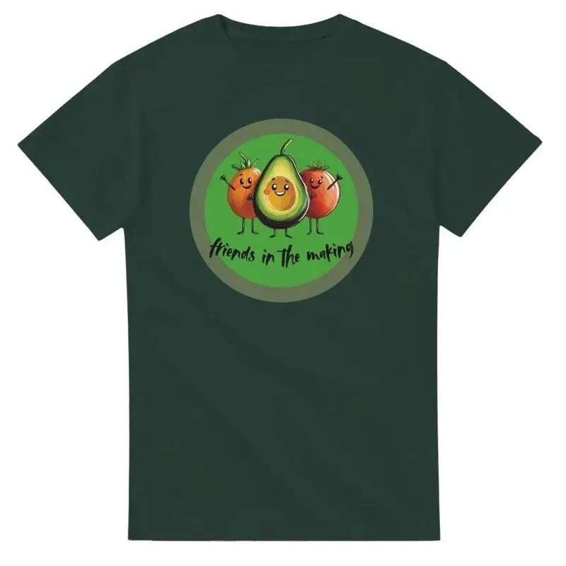 Guacamole Friends camiseta aguacate cebolla tomate gráfico en la camiseta haciendo