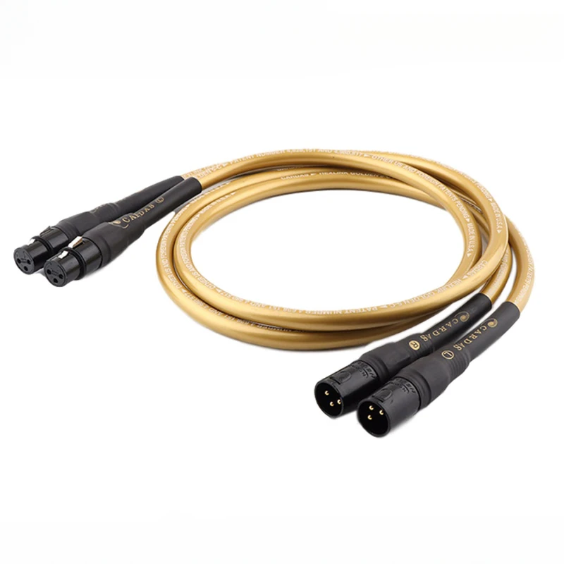 

Pair Audio Line Cardas Hexlink Golden 5-C 2 Male To 2 Female XLR Balanced Cable